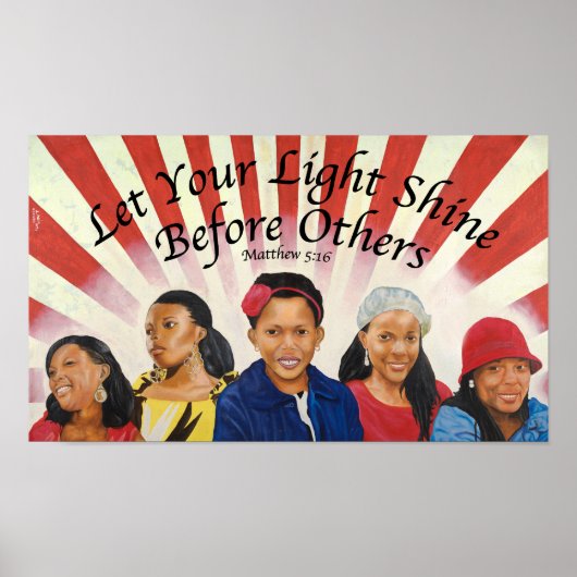 Poster Matthieu 5:16 (Devant)