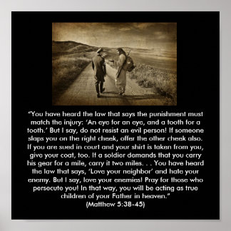 Poster Matthieu 5:38-45