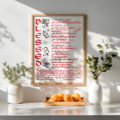 Poster Matthieu 5 3 12 Jésus bénit la Bible chrétienne Ve