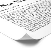 Poster Matthieu 6:25-34 Ne vous inquiétez pas (Coin)