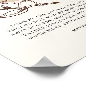 Poster Matthieu 6:26 Regardez les oiseaux de l'air (Coin)