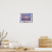 Poster Matthieu 6:33 (Cuisine)