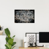 Poster Matthieu 7:24 (Bureau à domicile)