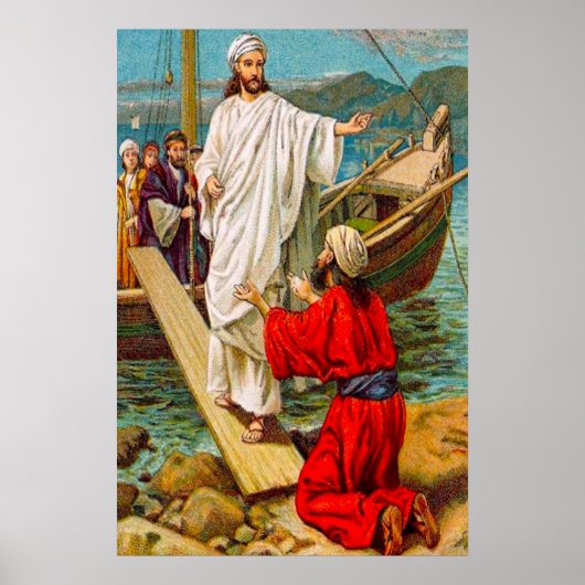 Poster Matthieu 8:28-34 Sortir des démons (Devant)