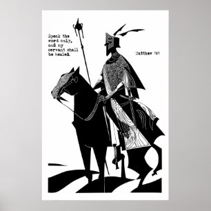 Poster Matthieu 8 8 La foi du centurion Art Print Parle