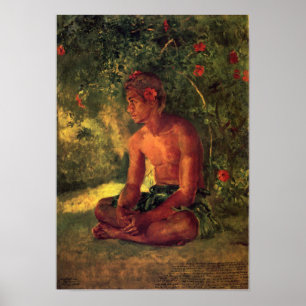 Poster "Maua, une copie de John LaFarge de Samoan" -