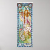 Poster Maud Adams comme Jeanne d'Arc, Mucha (Devant)