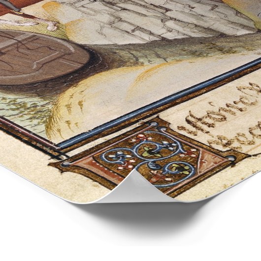 Poster Maugis combat le serpent (Coin)