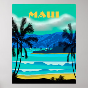 Poster Maui Hawaii Travel