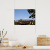 Poster Mauna Kea à la neige (Cuisine)