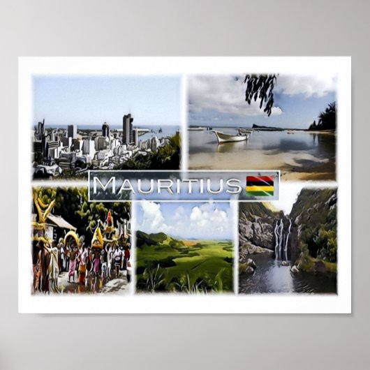 Poster Maurice - Mosaïque - (Devant)