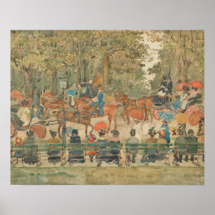 Poster Maurice Prendergast - Central Park, 1901