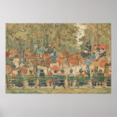 Poster Maurice Prendergast - Central Park, 1901 (Devant)