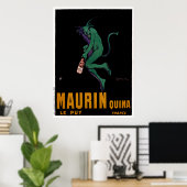 Poster Maurin Quina Green Devil par Cappiello (Bureau à domicile)