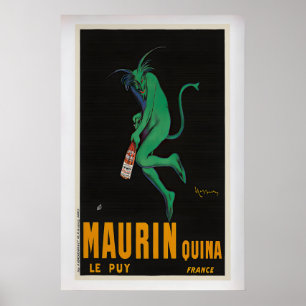 Poster Maurin Quina par Leonetto Cappiello Vintage