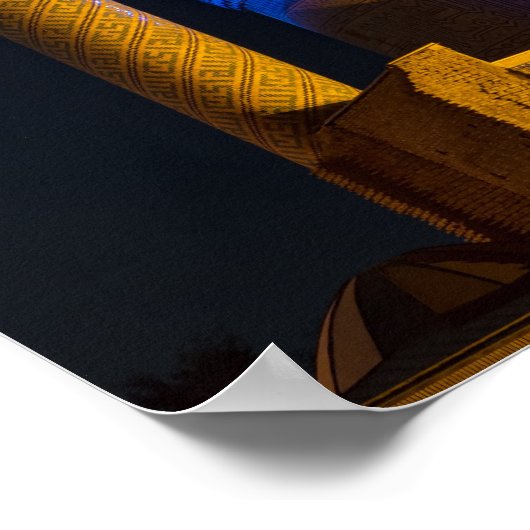 Poster Mausolée d'Amir Timur - Samarkand, Ouzbékistan (Coin)