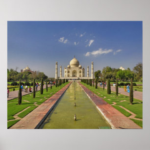Poster mausolée du Taj Mahal / Agra, Inde 2