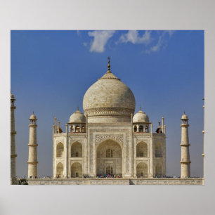 Poster Mausolée Taj Mahal / Agra, Inde