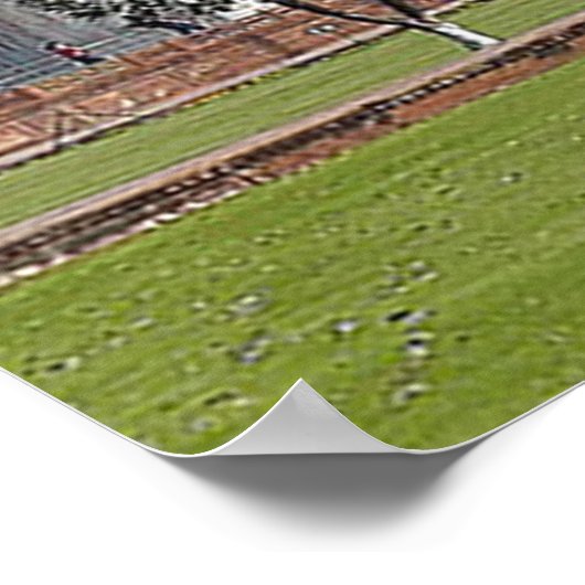 Poster Mausolée taj mahal Inde (Coin)