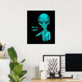 Poster Mauvais Alien, Tu es le prochain ! (Bureau à domicile)