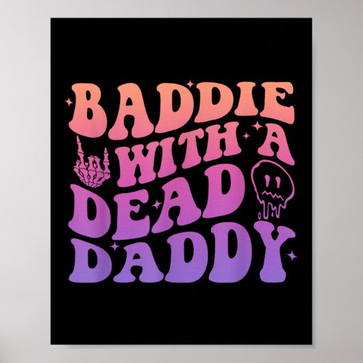 Poster Mauvais Avec Un Design De Papa Mort (Devant)