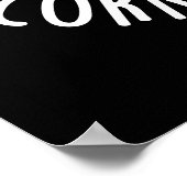 Poster Mauvais Puns Me Donner Min-stipation Corn Pun Corn (Coin)