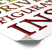 Poster Mauvais usage de l'affiche littéralement drôle (Coin)