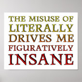 Poster Mauvais usage de l'affiche littéralement drôle (Devant)