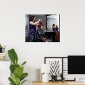 Poster Mauvaise journée des cheveux (Bureau à domicile)