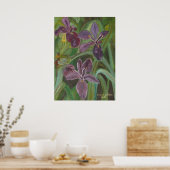 Poster Mauve LA Iris (Cuisine)