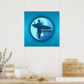 Poster Mavericks - Demi-Moon Bay (Bleu) (Cuisine)