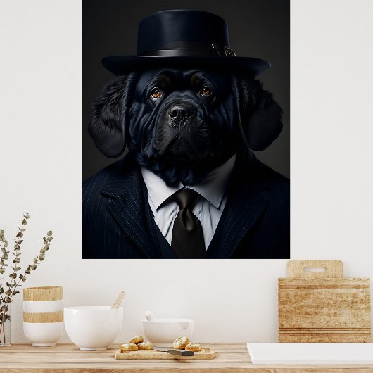 Poster Max le patron de chasseur souterrain. (Cuisine)