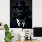 Poster Max le patron de chasseur souterrain. (Bureau à domicile)