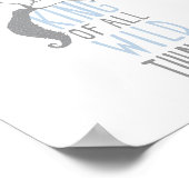 Poster Max. | Le Roi de toutes les choses sauvages - Bleu (Coin)