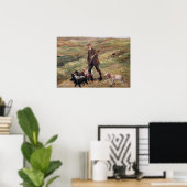 Poster Max Liebermann Hunter dans les dunes (Bureau à domicile)