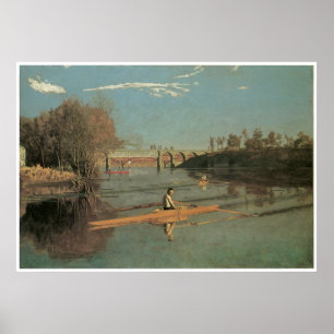 Poster Max Schmitt en une seule âme, 1871 Thomas Moran