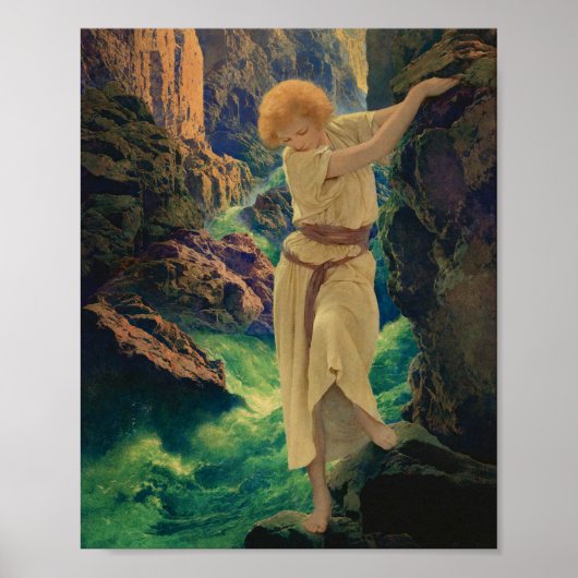 Poster Maxfield Parrish Le Canyon (Devant)