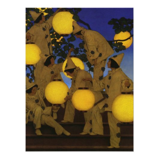 Poster Maxfield Parrish Les Porteurs de Lanternes 1908 Vi (Devant)