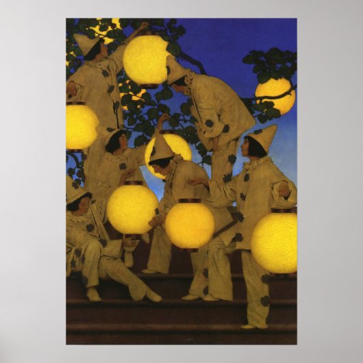 Poster Maxfield Parrish Les Porteurs de Lanternes 1908 Vi (Devant)