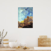 Poster Maxfield Parrish Matin 1922 Nuage Bleu Beaux-Arts (Cuisine)