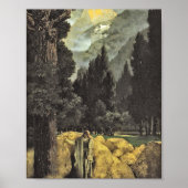 Poster Maxfield Parrish - Poet's Dream (1901) (Devant)