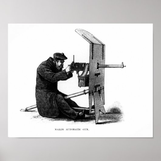 Poster Maxim Automatic Gun (Devant)