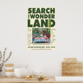 Poster Maximalist Garden Tea Party Art Print (Cuisine)