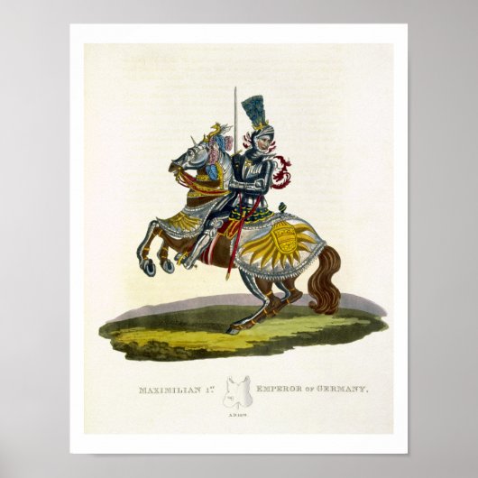 Poster Maximilian I, King of Germany and Holy Roman Emper (Devant)
