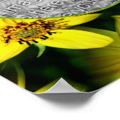 Poster Maximillien Cadre Tournesol Ajouter Votre Propre P (Coin)