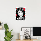 Poster Maxine Waters pour le président 2020 - (Bureau à domicile)