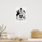 Poster Maxwell Family Crest (Cuisine)