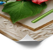 Poster May Blossoms Hawthorn et Lily de la vallée (Coin)