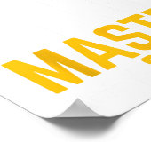 Poster May Call Me Master 2024 Masters Diplôme (Coin)