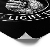 Poster May The Bridges I Burn Light The Way Motivational  (Coin)